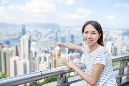 指向 旅行 中国人 大都市 亚洲 市中心 香港 手指 城市