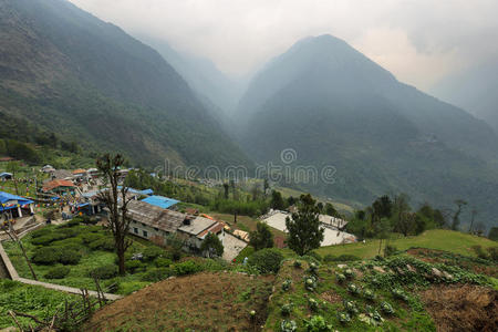 尼泊尔的钟荣村