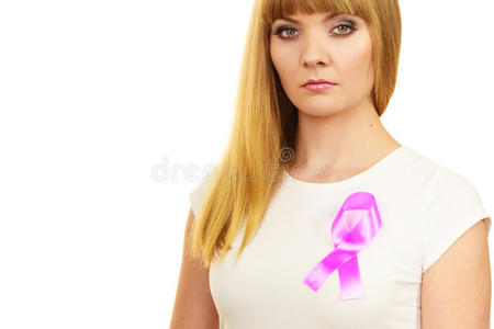 恢复 癌症 疼痛 帮助 粉红色 病人 照顾 丝带 女孩 疾病
