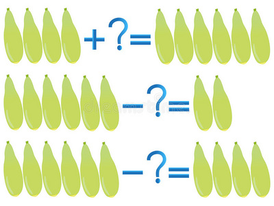 加减的作用关系，与西葫芦的例子。