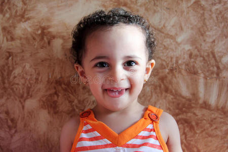 有趣的 穆斯林 快乐 女孩 宝贝 埃及人 阿拉伯语 童年