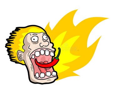 一群卡通儿童吃辣香肠比萨吃辣的肉, 属性和肉香肠年轻美丽的妇女吃