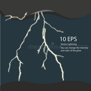 闪光 打雷 罢工 螺栓 暴雨 自然 雷电 暴风雨 权力 插图