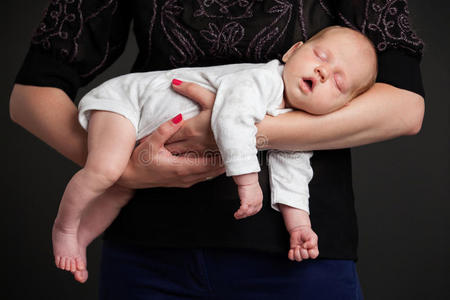 妈妈 情感 睡觉 婴儿 家庭 肖像 起源 在一起 童年 新生儿