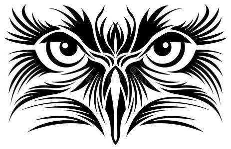 鹰眼鹰眼纹身照片