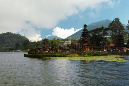 传统 寺庙 颜色 普拉 国家 印度尼西亚 假期 岛屿 旅行