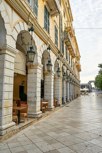 街道 建筑 咖啡馆 希腊语 建筑学 古典的 地标 旅游业