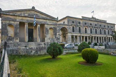 克基拉 希腊 博物馆 纪念碑 欧洲 建筑 希腊语 迈克尔