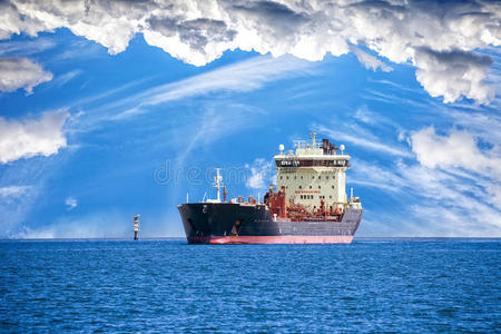 商业 维修 海的 运输 海景 货物 港湾 港口 行业 油轮
