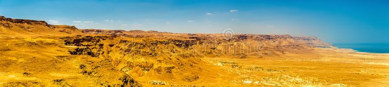 风景 岩石 历史的 公园 自然 马萨达 康复 朱迪亚 全景