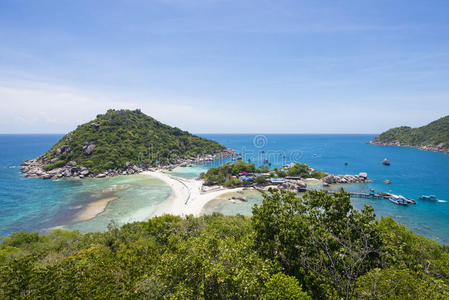 风景 夏天 假日 泰国 海滩 目的地 素叻他尼 海景 旅游业