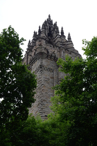 古老的 建筑 建筑学 华莱士 苏格兰 砖石建筑 纪念碑 外部