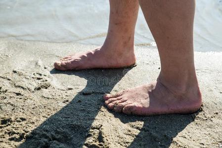 触角 自然 男人 步行 旅行 健康 行走 冲浪 脚趾 假期