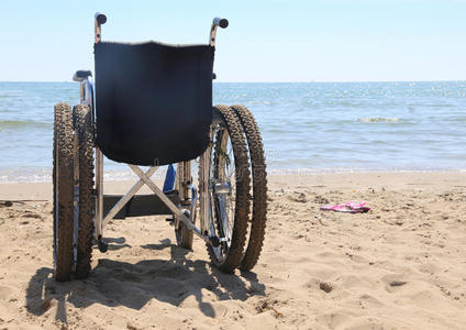 倍数 海滩 残疾人 障碍 健康 照顾 轮椅 医生 疾病 硬化