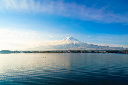 美女 地标 旅行 反射 富士 日本 富士山 亚洲 公吨 自然