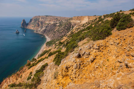 海与山