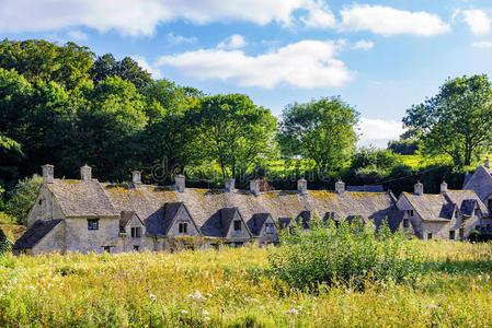 英国 住房 小屋 自然 标准 牛津 风景 国家的 领域 烟囱