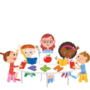 初中英语课图片-初中英语课素材-初中英语课插画-摄图新视界