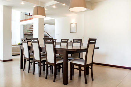 时尚 建筑学 吃饭 建筑师 椅子 奢侈 新的 公寓 房子
