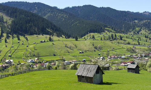 罗马尼亚喀尔巴阡山脉景观
