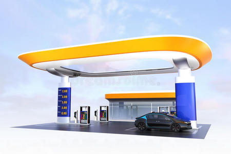 当代电动汽车充电站和加油站设计的新能源供应理念