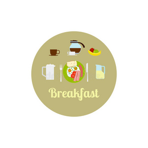 早餐食品图标设置