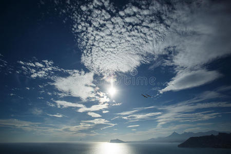 海上日落