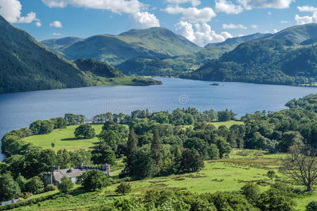 英国 小山 国家的 天空 夏天 全景图 领域 自然 风景