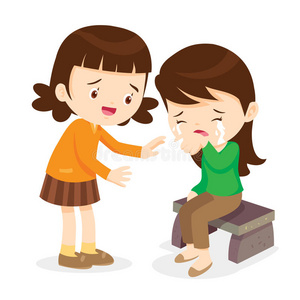 安慰哭泣的孩子图片-安慰哭泣的孩子素材-安慰哭泣的孩子插画-摄图新