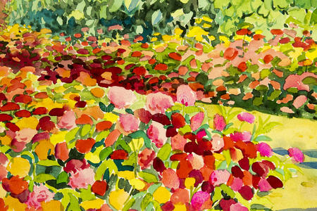 水彩风景画图片-水彩风景画素材-水彩风景画插画-摄图新视界