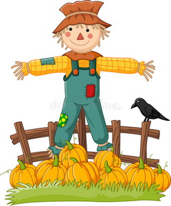 卡通稻草人照片