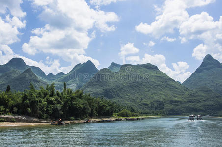 桂林 亚洲 风景 中国人 徒步旅行 旅行 范围 地形 竹子