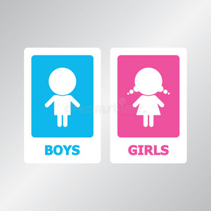 卫生间标志照片