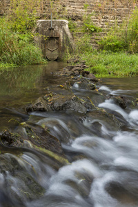 伍兹 岩石 自然 美女 公园 流动的 涵洞 瀑布 石头 夏天