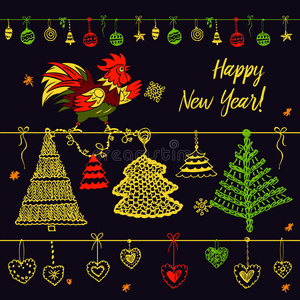 艺术 性格 横幅 庆祝 中国人 圣诞节 卢娜 卡片 节日