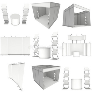 参展商 嘲弄 销售 地板 提供 支架 商业 站立 班长 广告