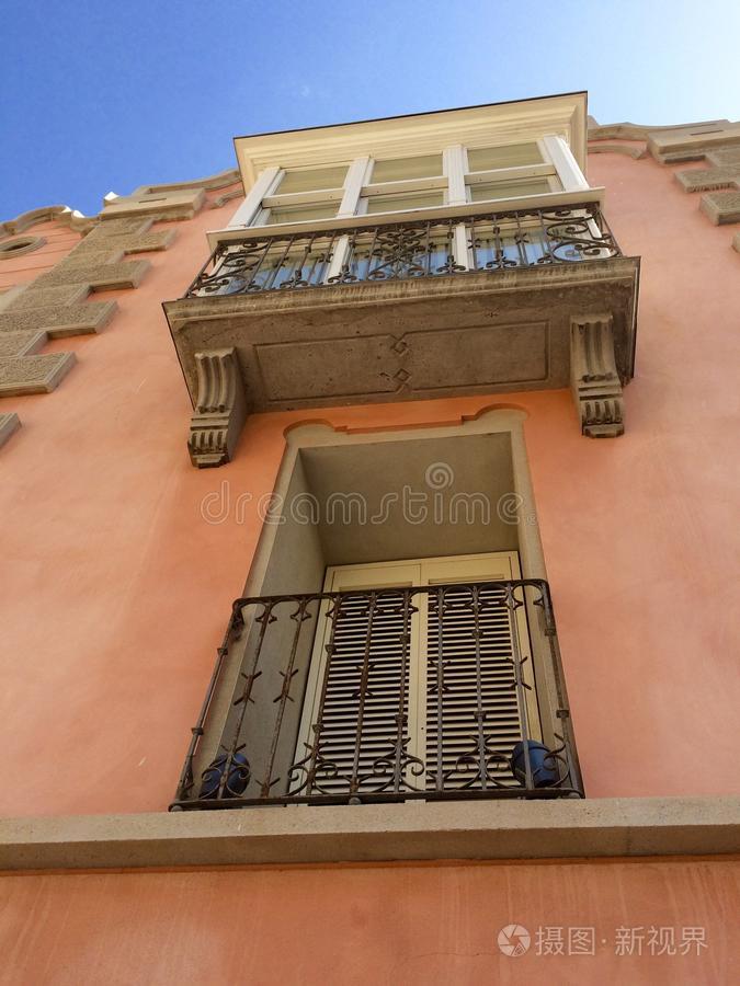 西班牙 天空 美丽的 窗户 阳台 卡塔赫纳