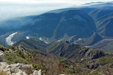 欧洲 戏剧 雀巢 马其顿 色雷斯 旅游业 旅行 全景图 近的