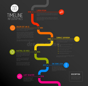 时间轴海报图片