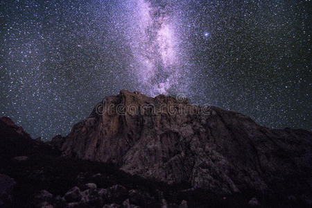星星 克罗地亚 星光 银河系 自然公园 夜空 山岭 繁星