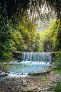 风景 中国人 顶楼 大门 历史 国家的 大厅 石灰石 喀斯特