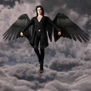 天空中的恶魔照片