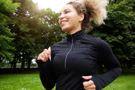 非洲 行动 公园 身体 女士 美女 慢跑者 个人 美国人