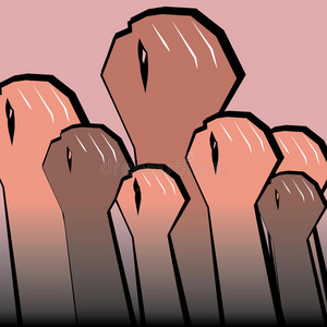 聚集的手插画-聚集的手手绘-聚集的手卡通图-摄图新视界