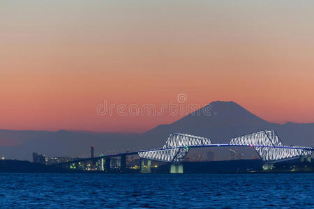 城市 富士山 城市景观 日本 亚洲 美丽的 旅游 威斯康辛州