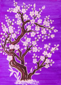 颜色 植物 紫罗兰 绘画 开花 传统 古老的 水彩 自然