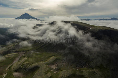 高的 冰川 风景 火山口 自然 天空 小山 徒步旅行 森林