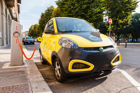 汽车 开车 未来 生态学 插头 生态 能量 加载 连接 发动机