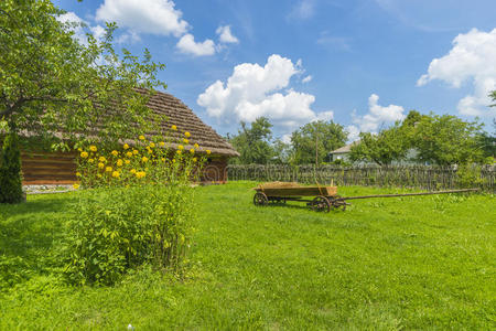 空气 风景 小屋 房子 栅栏 共和国 国家 弗兰科 古董