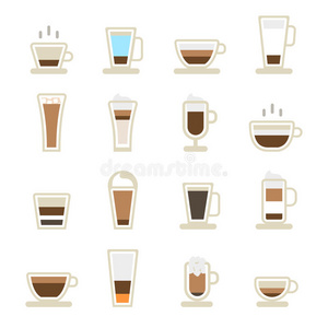 咖啡图标集